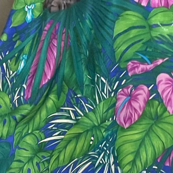 Vintage Salvatore Ferragamo Silk Scarf Coveted Black Panther Cub 34 In Exc Cond - Picture 7 of 10